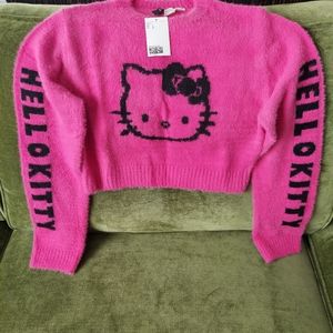 H&M Hello Kitty Crop Sweater (Large)